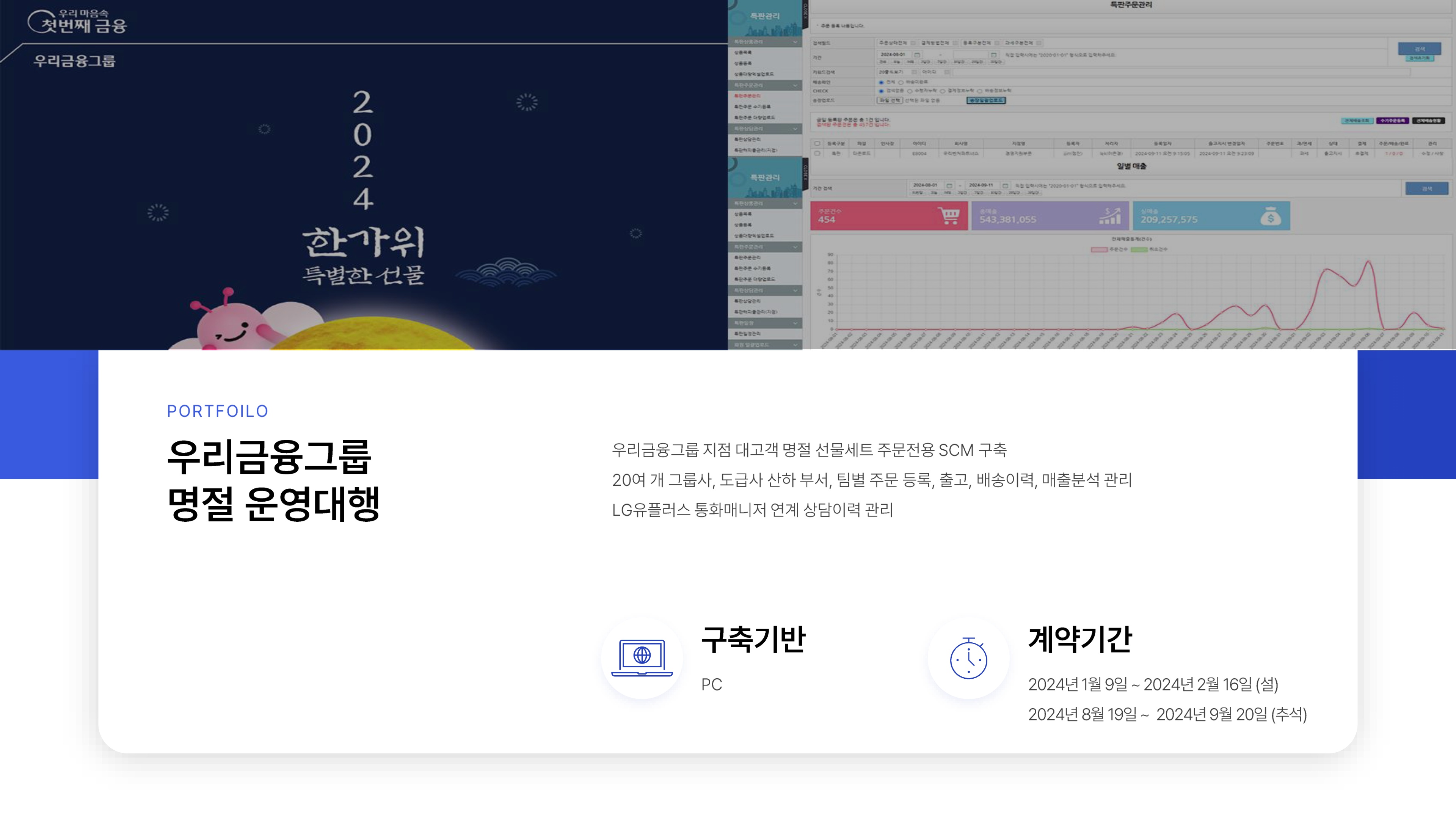 우리금융그룹 명절 운영대행